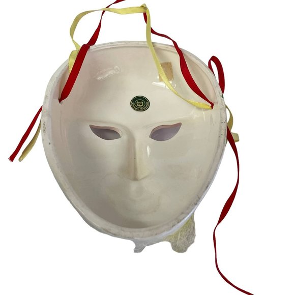 PARADIES COLLECTION Glossy Floral Mardi Gras Mask Venetian Masquerade 8" x 6" - Picture 5 of 7